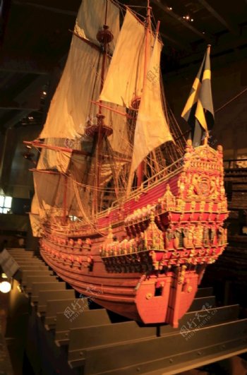 瓦萨沉船博物馆昔日沉船