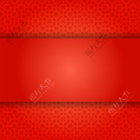 创意中国红背景图矢量素材
