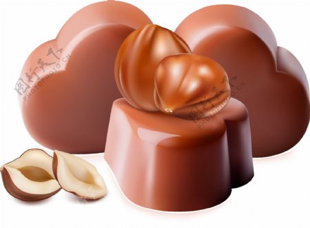 浪漫爱心原味巧克力