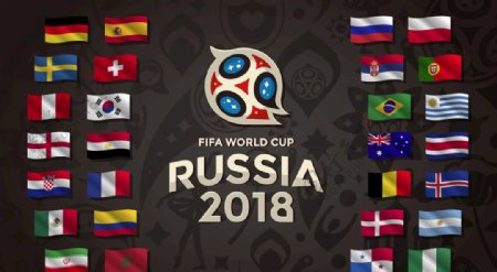 手绘2018世界杯32强小组赛