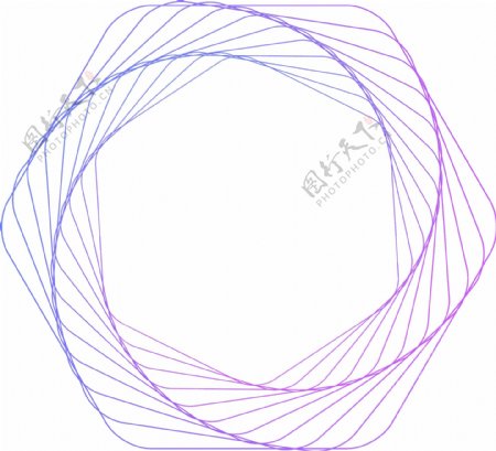 矢量渐变色科技几何图形可商用元素