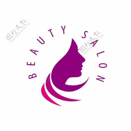 女性美容美发化妆品店面logo