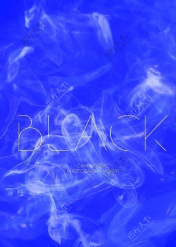 蓝色BLACK