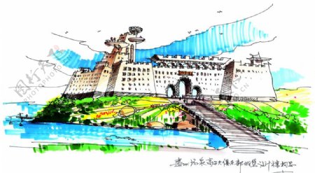 惠州汤泉高尔夫俱乐部城堡设计