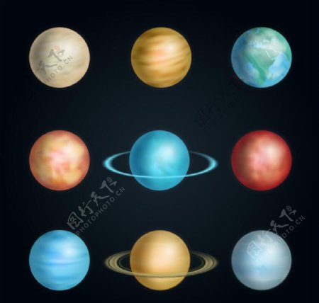 各种太阳系恒星