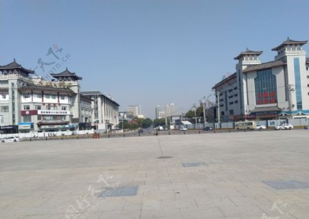 城市广场风景