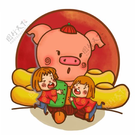 2019新春佳节猪年快乐