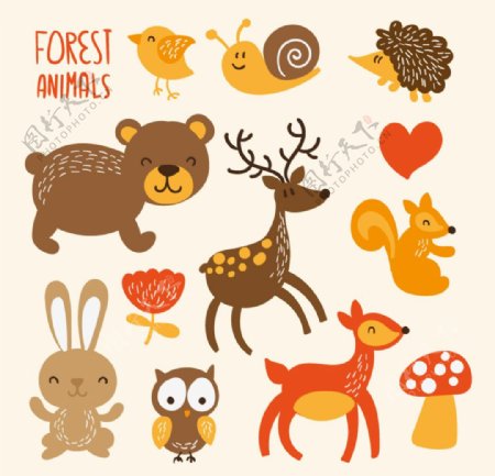 森林小动物