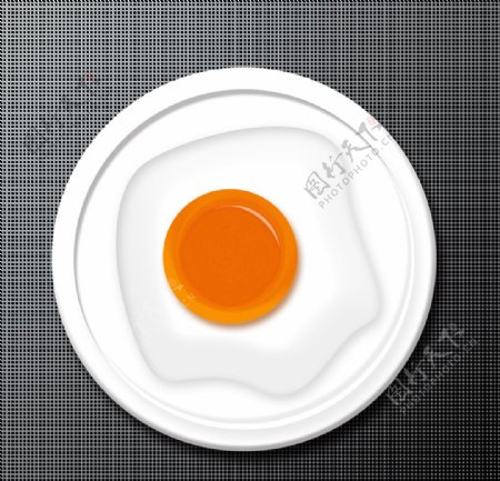 鸡蛋盘子桌子西餐