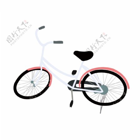 原创手绘自行车素材可商用
