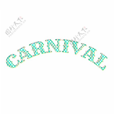 Carnivarl英语字母表狂欢节的性格元素