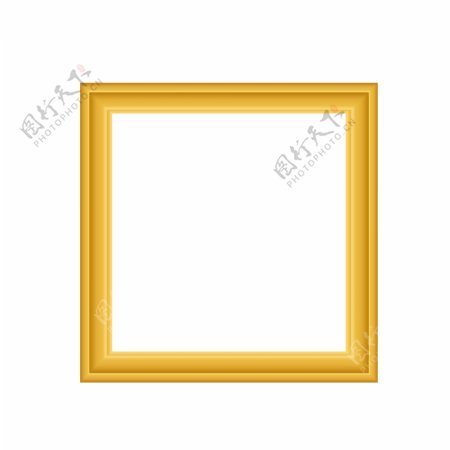 复古金黄欧式华丽相框画框边框元素