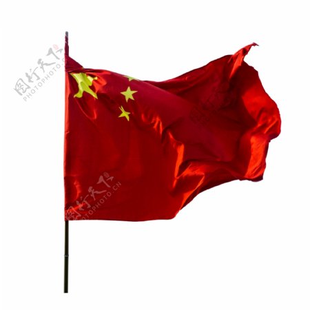 中国五星红色红旗