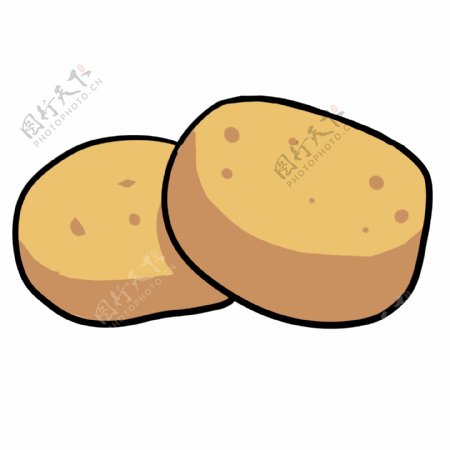 黄色土豆免抠图标
