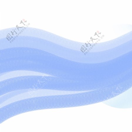 蓝色矢量通用波浪装饰