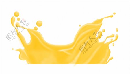 金色奶茶液体插图