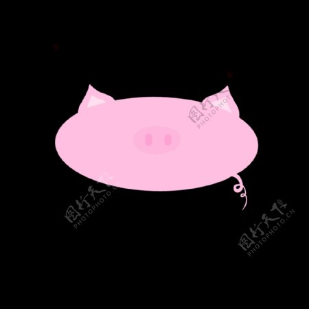 可爱猪猪动物气泡
