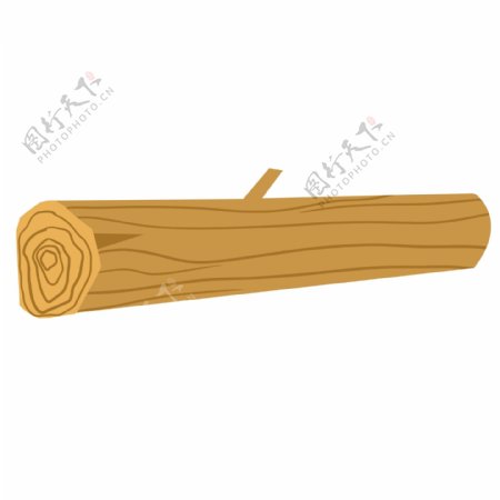 矢量图长长的木桩