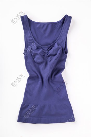 女性紧身塑身衣蓝紫色3