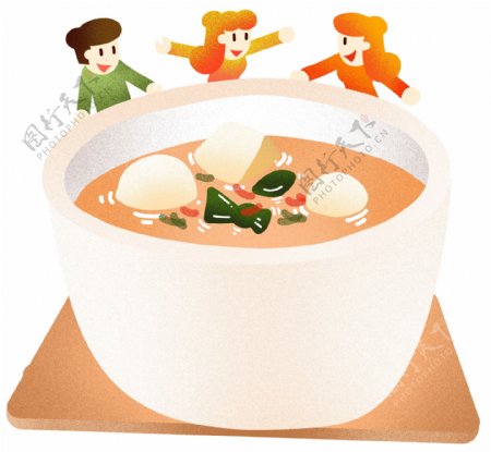 年夜饭鱼丸海带汤