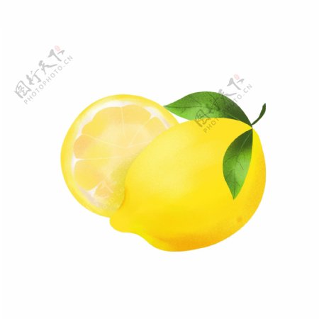 夏日柠檬水果清凉