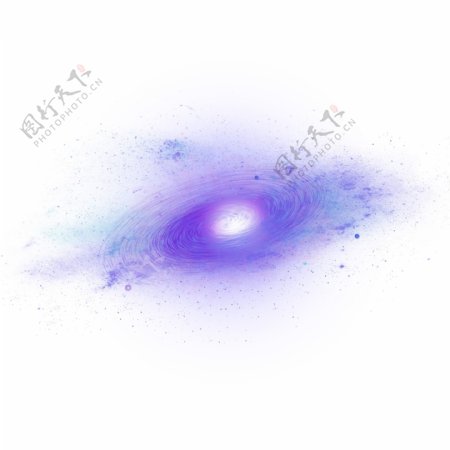 宇宙大气紫色星云元素