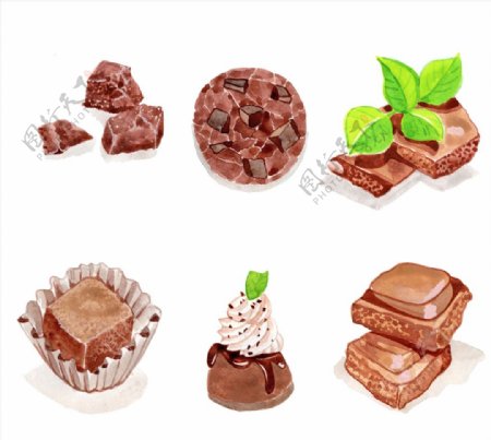 6款彩绘美味巧克力