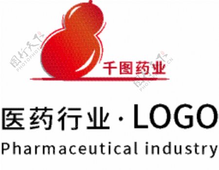 中医业行业LOGO通用模版葫芦中国风