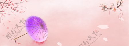 桃花粉色背景图片