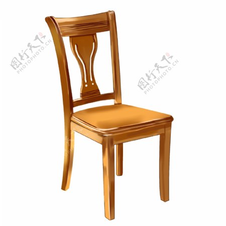 椅子靠椅四脚仿真木质座椅