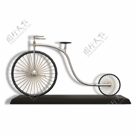 家具装饰品小自行车