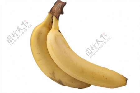 两个软糯美味的香蕉