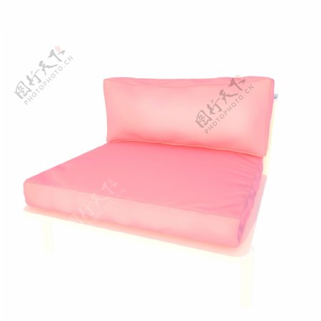 家具粉色舒适床
