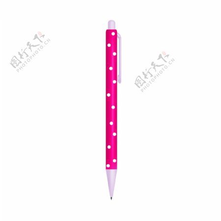 粉色的自动笔插图