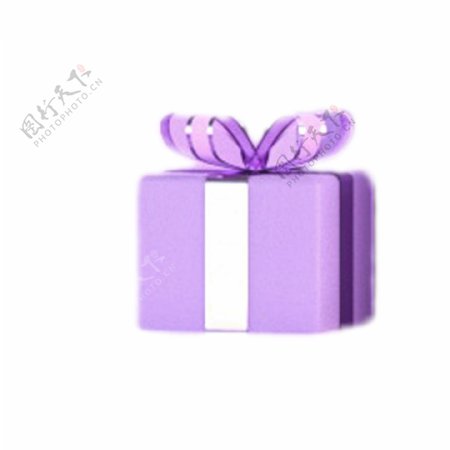 紫色节日礼物盒下载
