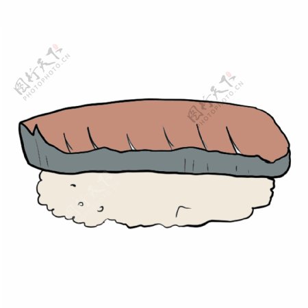 卡通日本寿司插图