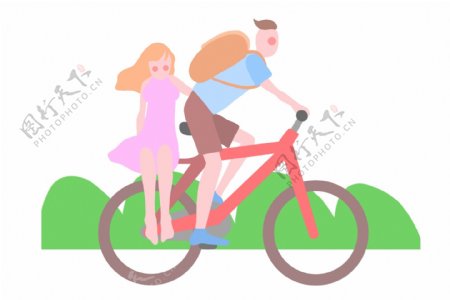 夏季旅游自行车