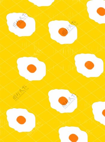 蛋黄绘画风格背景