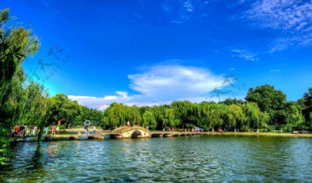 杭州西湖清新优美旅游风景