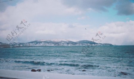 日本北海道唯美雪景