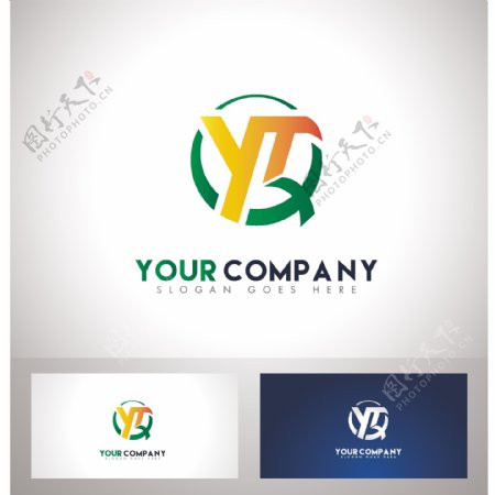 YTX字母logo设计