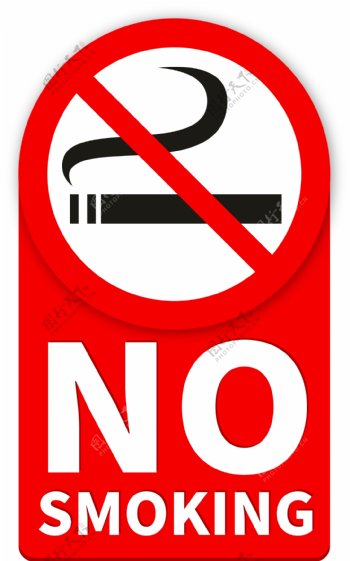 矢量禁烟标识标牌