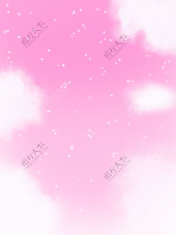 粉色星空唯美首页背景