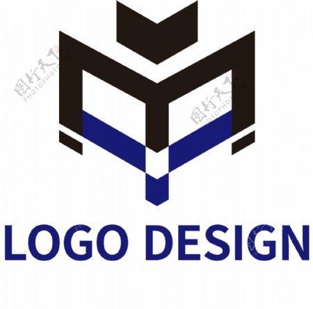 原创字母Mlogo标志