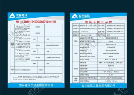 建筑节能公示牌公示牌