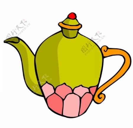 卡通茶壶