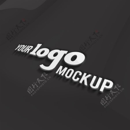 黑色背景logo展示图