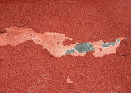 墙皮脱落混凝土红色水泥