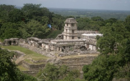 玛雅文明遗址景观