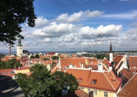 爱沙尼亚建筑风景摄影